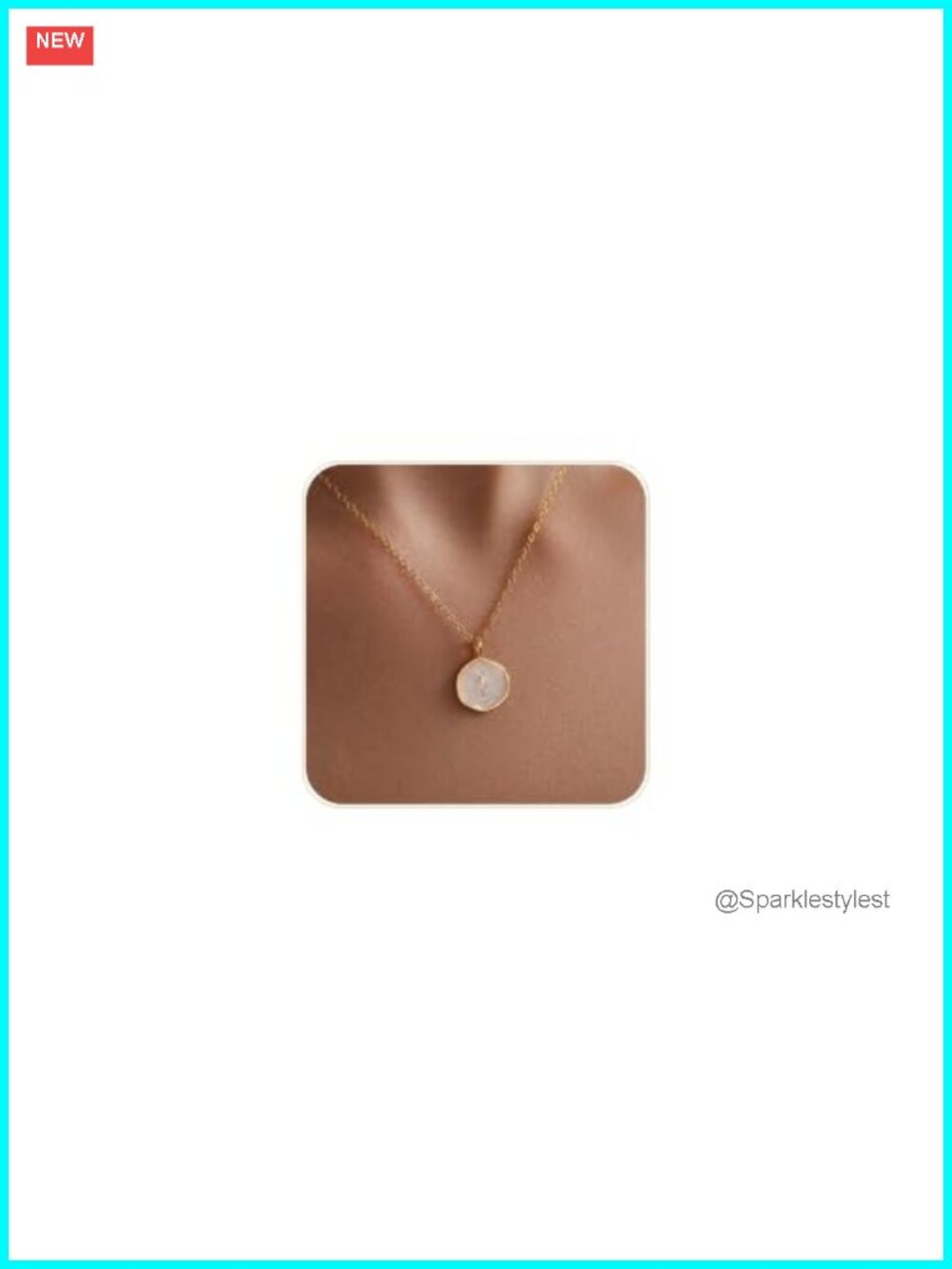 14k Gold Plated Cross Pendant Necklace with Cubic Zirconia